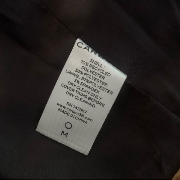 49. Carbon38 Double Breasted Teddy Coat Size M - Picture 14 of 16